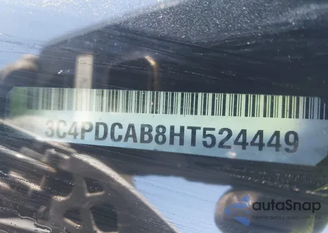 2017 Dodge Journey Se from USA, damaged, VIN 3C4PDCAB8HT524449